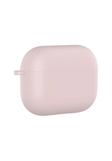 Apple Uyumlu AirPods Pro 3 Zore Standart Silikon Kılıf Kum Pembe