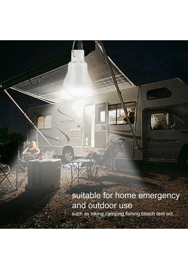 Beinhome Led Solar Ampul, Dış Mekan İçin, 2 Adet, 3 M Kablolu, 2 Mavi