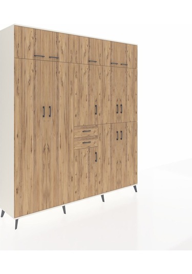 Hyperion Dolap 10 Raflı 2 Çekmeceli 3 Askılı 220x44x243 Aytaşı-çam/çam Atlas Çam/atlas Çam Hyperion Dolap 10 Raflı 2 Çekmeceli 3 Askılı 220x44x243 Aytaşı-çam/çam Atlas Çam/atlas Çam