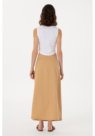 U.s. Polo Assn. Kadın Camel Etek Dokuma 50300666-vr015 Camel