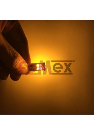 Femex Platinum Turuncu Ampul T10 12 Smd 3030 Chip Led Aktif Canbus