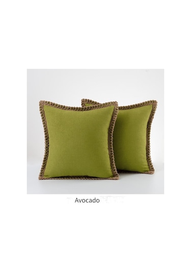 Avokado 1 Adet İskandinav Düz Renk Ev Ürün Yastık Örtüsü Alt Pamuk Keten Yastık Örtüsü A Kapakları Çuval Yastık & Kırlent 56805973