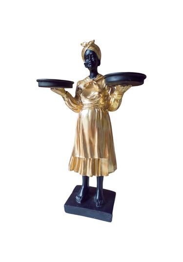 Polyester Altın Tepsili Kadın Arap Bacı