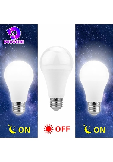 18 Watt Radar Sensörlü E27 Duy Led Ampul Gece Ve Hareket Sensörlü Beyaz Işık 18 W. 1620lm Led Ampul