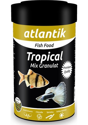 Atlantik Fish Tropikal Mix Granül Yem 50g