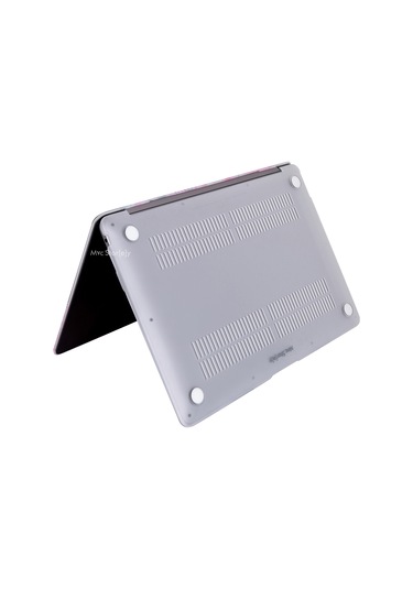 Macbook Uyumlu Air M1 Kılıf 13 İnç Kristal Flower07nl Touchıd'li M1 Air A2337 A2179 A1932 İle Uyumlu Açık Pembe