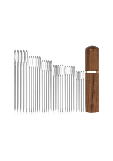 Suntek 30x Büyük Göz Keskin El Dikiş Pimleri Dıy El Sanatları Saklama Kutusu Ile Yapımı