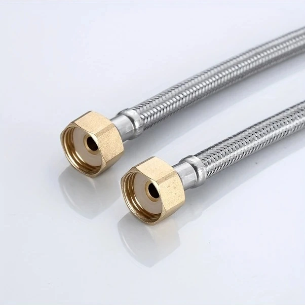 Trendooze Sunshine022 Paslanmaz Çelik Örgülü Su Isıtıcı Hortumu 23.62 Inç 2 Parça Evye Bağlantı Diğer