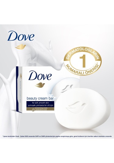 Dove Beauty Cream Bar Katı Sabun 4 x 90 G