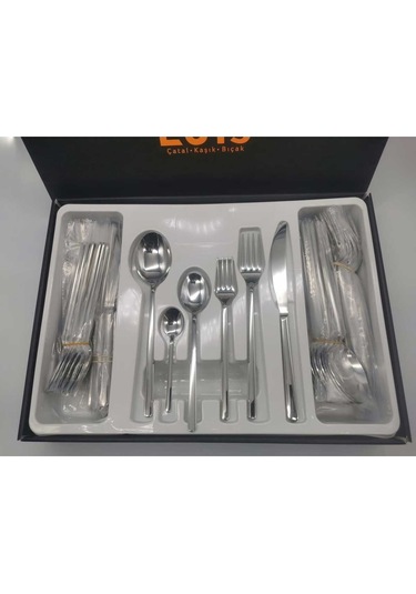 Dilay Afra 72 Parça Luis Çatal Kaşık Set 4mm