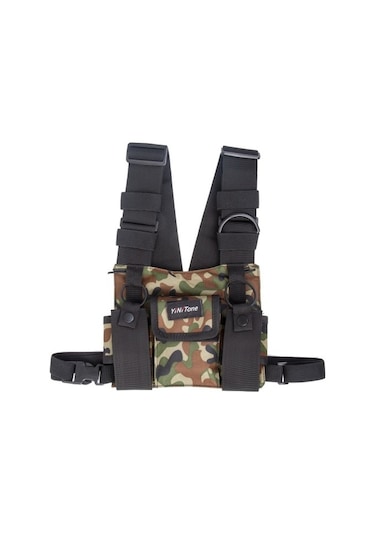 Yinitone Çok İşlevli Ve Kullanışlı Interkom Göğüs Çantası Hafif Ve Yumuşak Su Geçirmez Ve Toz Geçirmez Çizilmeye Dayanıklı Kahverengi Kahverengi