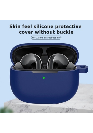 Xiaomi Gürültü Azaltma Pro Flipbuds Pro Kulaklıklar İçin Silikon Koruyucu Kılıf Koyu Yeşil