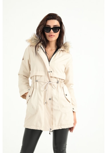 Modaplaza Kadın Kaban 60045- Taş K21KBLGN60045KBNTAŞ Taş