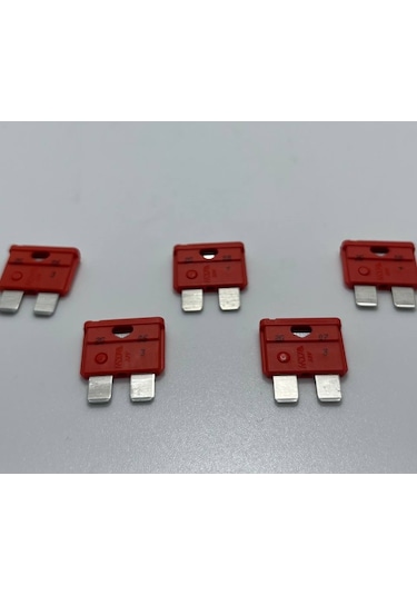 5 Adet 40 Amper Kırmızı Standart Bıçak Sigorta 40a