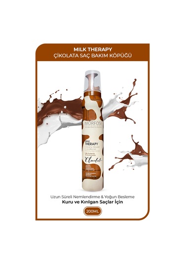 Morfose Milk Therapy Chocolate Saç Bakım Köpüğü 200 ML