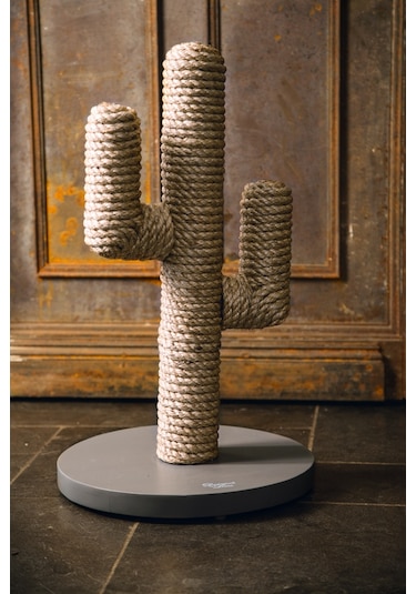 Beeztees Dbl Kedi Tırmalama, Boz Kahverengi, 35x35x60cm