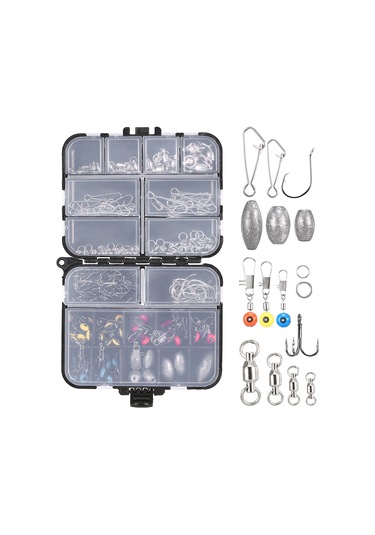 Jeehugo 256 Parça Balıkçılık Aksesuar Seti - Yüksek Karbon Çelik Ve Paslanmaz Çelik Malzemeyle Tam Doldurulmuş Çanta, Balıkçılık Enthüzyastları İçin Mükemmel Hediye