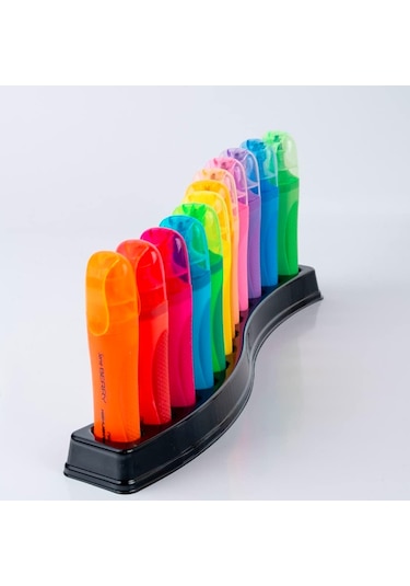 Serve Berry Fosforlu Kalem 12 Renkli Set Sv-Brfk12Ktfrps Çok Renkli