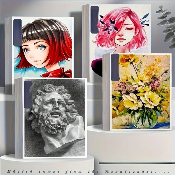 Willowhaven A4 160gsm 100 Yaprak Sanat Çizim Defteri Suluboya Eskiz Kağıdı