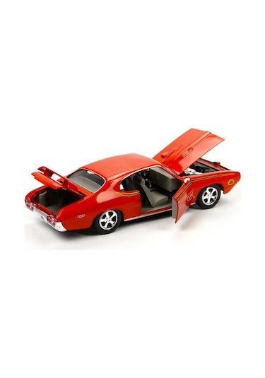 Motormax 1969 Pontiac Gto Judge 1/24 Turuncu Model Araba