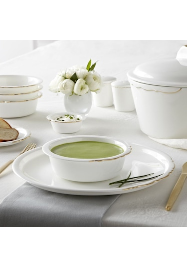 Eser-i İstanbul 12 Kişilik Yemek Takımı 55 Parça Sade