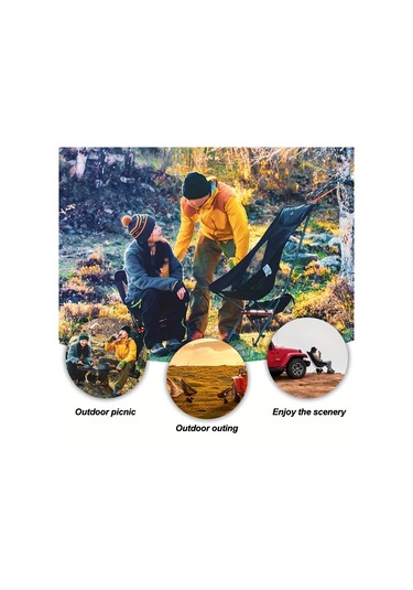 Dashanshop Ergonomik Alüminyum Katlanır Sandalye Küçük Hafif Taşınabilir Dayanıklı Kamp Plaj Piknik Seyahat Altın