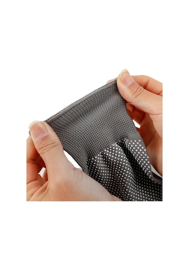 10 Adet 5 Çift Desenli Naylon Eldivenler Dış Mekan Bisiklet Sürüşü, Kampçılık, Balık Tutma İçin Uygun