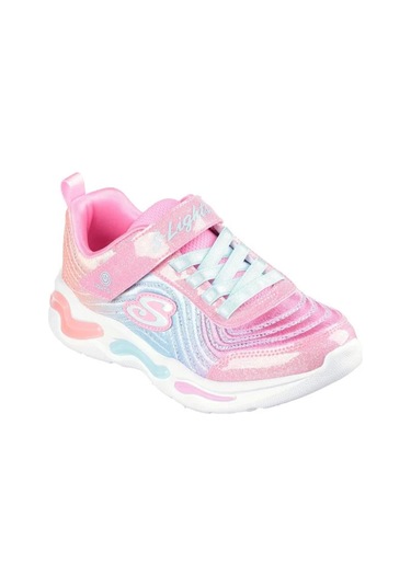 Skechers Wavy Beams - Ombre Express Çocuk Spor Ayakkabı 302327l 302327l Pkmt Pkmt Çok Renkli