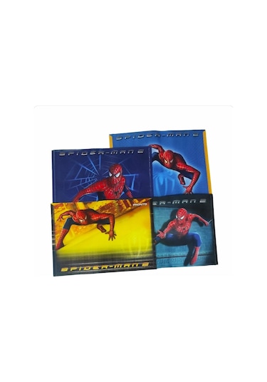 Pronto Spider-man Çıtçıtlı Dosya 4'lü Set