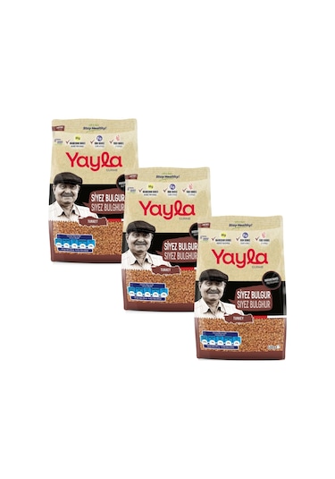 Yayla Gurme Siyez Bulgur 500 Gr X3