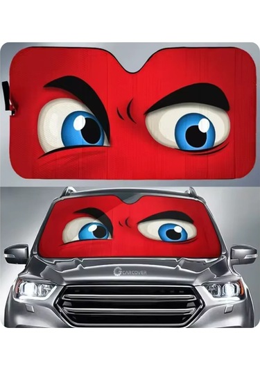 Goldenqian Moda Araba Ön Pencere Siperliği 70x130 Cm Güneşlik Güneş Koruyucu Perde Güneş Şemsiyeleri Reflektör Anti Uv Koruyucu Nazar 7