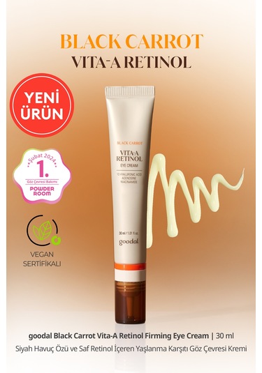 Siyah Havuç Özü Ve Saf Retinol İçeren Göz Kremi Goodal Black Carrot Vita-a Retinol Firming Eye Cream
