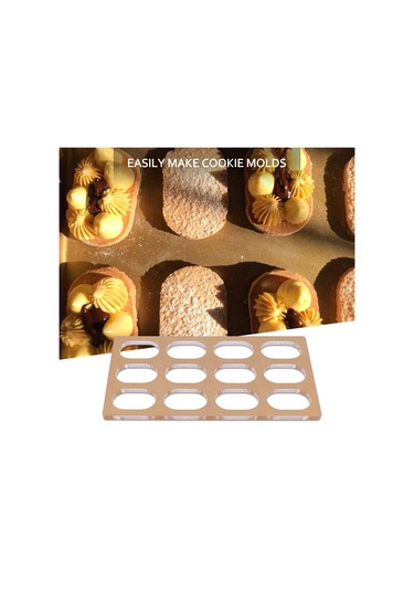 Sointeresting Dacquoise Kek Kalıbı Akrilik Kurabiye Kalıbı Makaron Tatlı Fırını Japonya Dıy Pişirme Aracı Şeffaf