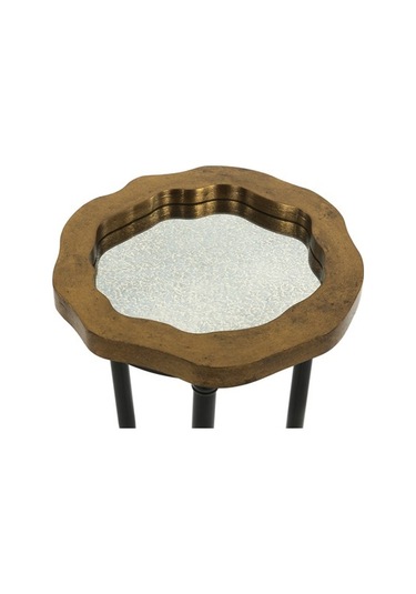 Vitale Pera Ahşap Yan Sehpa Ak.Ga0048