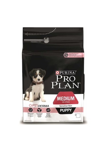 Purina Pro Plan Puppy Sensitive Skin Somonlu Orta Irk Yavru Köpek Maması 12 KG