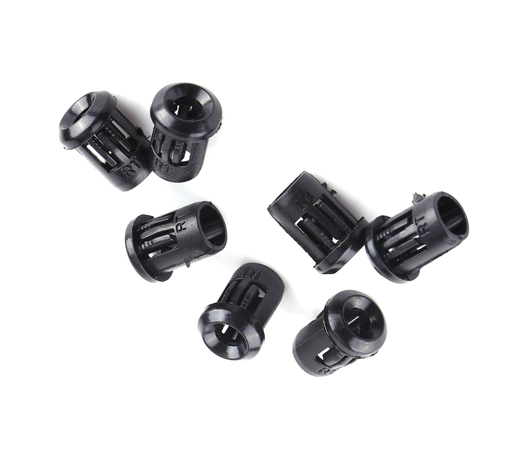 Tenfowee 50 Adet Siyah Nylon Led Tutucu - 5mm Iç Çaplı, Tahta Montajı İçin Dayanıklı Ve Kaliteli Malzeme