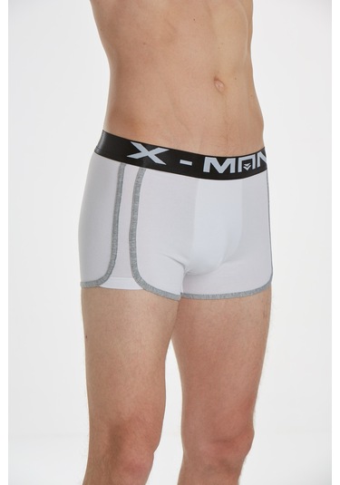 X Man 751 Beyaz Erkek Boxer