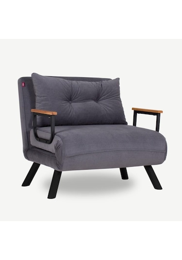 Pafu Sando Tekli Katlanır Yataklı Koltuk - Gri