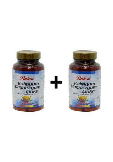 Balen Kalsiyum & Magnezyum & Çinko 709 Mg 90 Kapsül 2 Adet