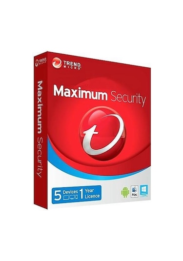 Trend Micro Maximum Security 5 Kull 1 Yıl (483479808)