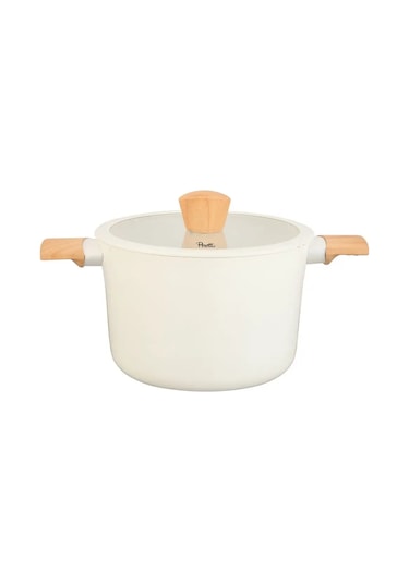Danish Cook Beige İndüksiyon Tabanlı Ekstra Derin Tencere 26x17 Cm Diğer