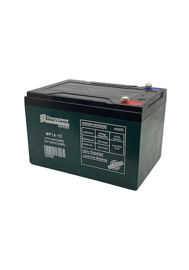 Deeppower 12v 14 Ah Elektrikli Bisiklet Aküsü Deep Cycle 150 97 95
