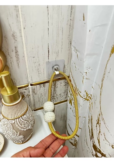 U-stopper Banyo Perdeleri Yan Tutucu Klipli 164709658 Altın