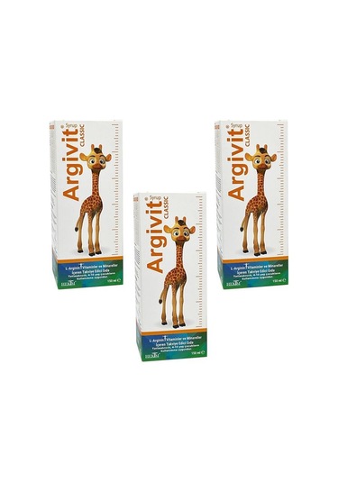 Argivit Multivitamin Şurup 3 x 150 ML