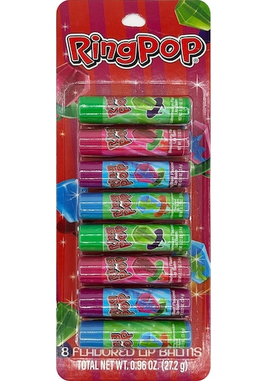 Taste Beauty Ring Pop Lip Balm Dudak Balsamı Çeşit Paketi 8 Adet