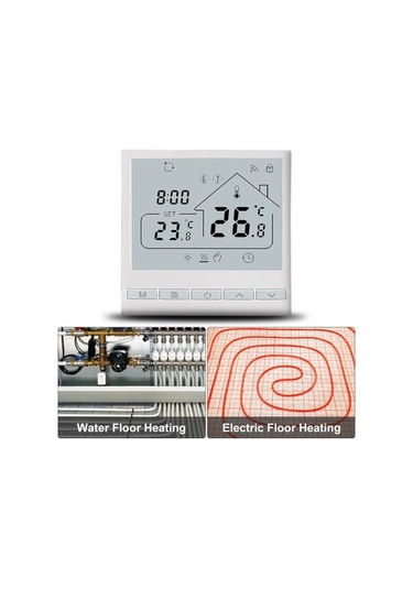 Pazly Wifi Akıllı Termostat 5+2 Programlanabilir 3a Su Isıtma Tuya Ses Kontrolü