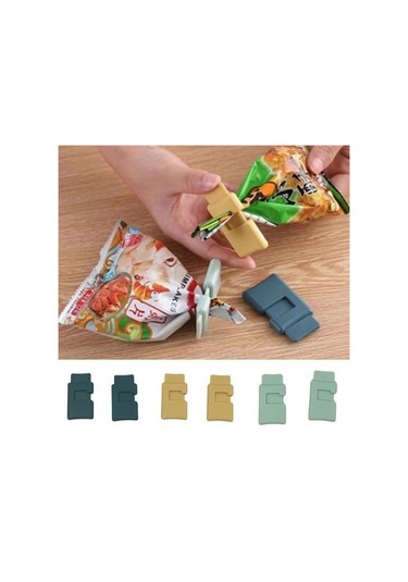 Sıladanal 6lı Hava Sızdırmaz Poşet Torba Ambalaj Ve Paket Kıstırmalı Kapatma Klipsi Diğer