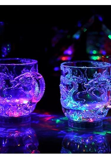 Danimark Işıklı Kupa Ejderha 180890482 Derin Mor-pembe