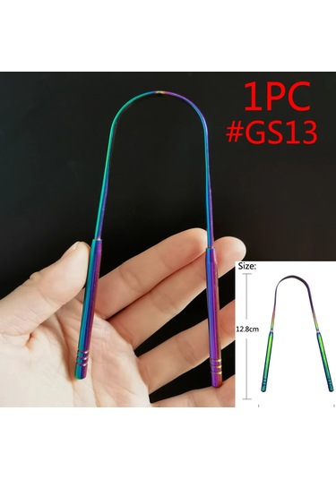 1 Adet Kişisel Sağlık Paslanmaz Çelik Dil Scarpers Temizleyici Hijyen Ürünleri 1pc Gs13