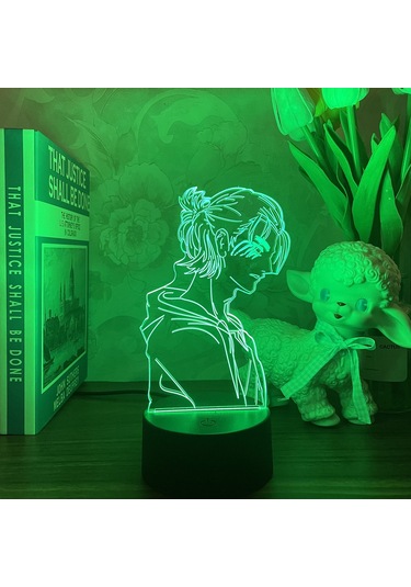 Neevoyu Anime Desenli Dokunmatik Gece Lambası - Akıllı Fonksiyonlu Kişisel Aydınlatma Diğer